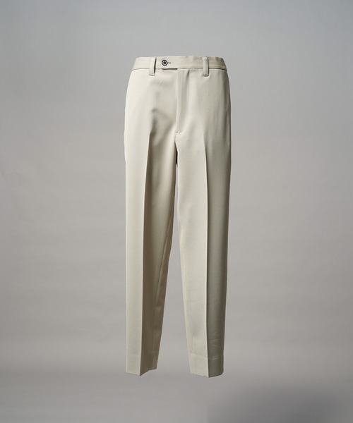 MAISON SPECIAL(メゾンスペシャル)の「《UNISEX》Tricker Twill One-tuck Tapered Slacks/トリッカーツイルワンタックテーパードスラックス【MAISON SPECIAL/メゾンスペシャル】■セットアップ対応■(スラックス・メンズ・グレイッシュベージュ/ブラック/チャコールグレー/ブラウン・2/1/0)」の11枚目の写真