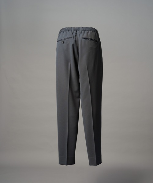 MAISON SPECIAL(メゾンスペシャル)の「《UNISEX》Tricker Twill One-tuck Tapered Slacks/トリッカーツイルワンタックテーパードスラックス【MAISON SPECIAL/メゾンスペシャル】■セットアップ対応■(スラックス・メンズ・グレイッシュベージュ/ブラック/チャコールグレー/ブラウン・2/1/0)」の14枚目の写真