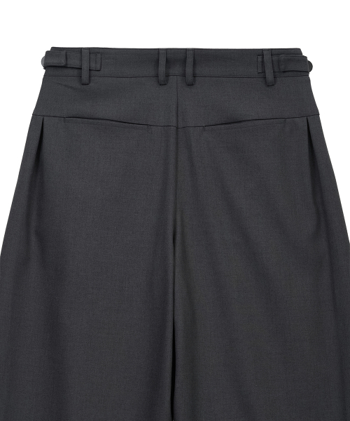 INTEMPOMOOD(インテンポムード)の「オフセットラインワイドスラックス_チャコール(スラックス・メンズ・チャコール・MEDIUM/LARGE/X-LARGE)」の21枚目の写真