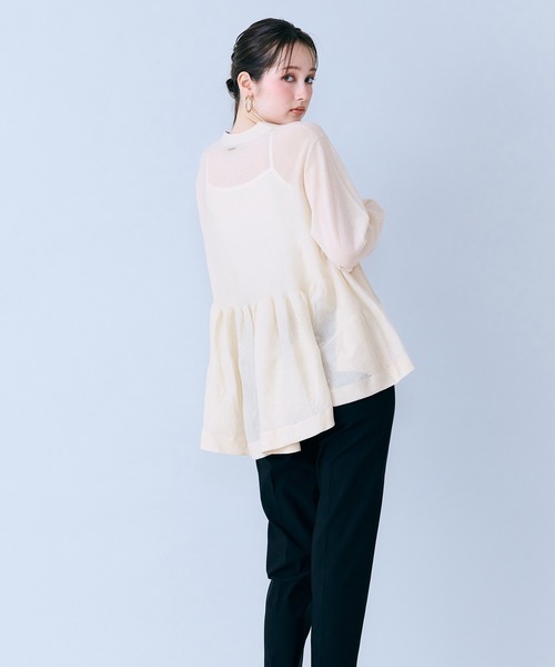Audie a Muses(オーディアミューズ)の「サブリナパンツ(その他パンツ・レディース・ブラック/オフホワイト・36/38/40/42)」の18枚目の写真