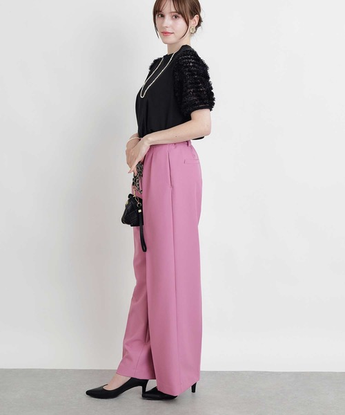 PICCIN（ピッチン）の「ティアードチュールスリーブプルオーバー（Tシャツ/カットソー・レディース・ブラック/オフホワイト・M）」の18枚目の写真