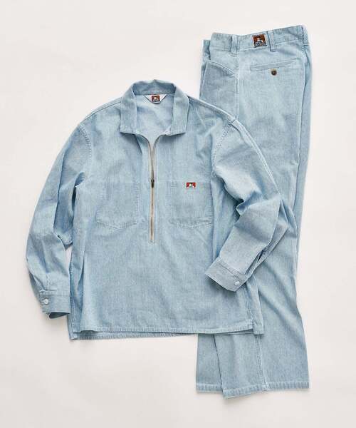 BEN DAVIS（ベンデイビス）の「【BEN DAVIS / ベンデイビス】417別注 ORIGINAL PANTS（その他パンツ・メンズ・サックスブルー/ブルー/ネイビー・36/34/32/30）」の7枚目の写真