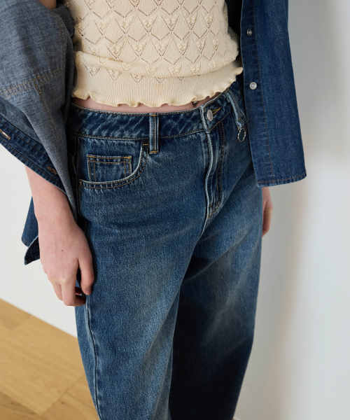 COVERNAT（カバーナット）の「ウィメンズカーブデニムパンツブルー（デニムパンツ・レディース・その他・WS/WM）」の6枚目の写真