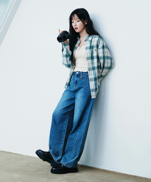 COVERNAT（カバーナット）の「ウィメンズカーブデニムパンツブルー（デニムパンツ・レディース・その他・WS/WM）」の9枚目の写真