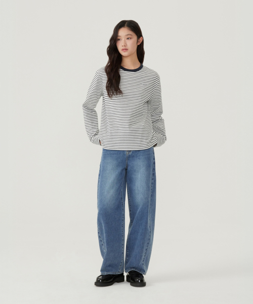 COVERNAT（カバーナット）の「ウィメンズカーブデニムパンツブルー（デニムパンツ・レディース・その他・WS/WM）」の10枚目の写真