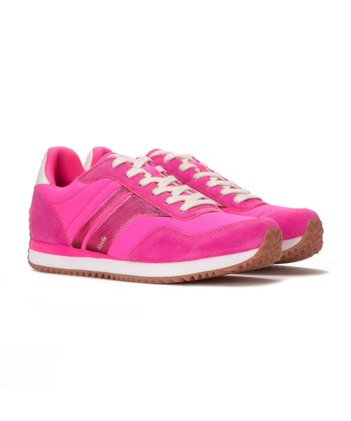 Keds(ケッズ)の「Keds ケッズ レナ ナイロン/レザー ピンク(スニーカー・レディース・ピンク・22.5cm/24.5cm/25.0cm/23.0cm/23.5cm/24.0cm)」の1枚目の写真