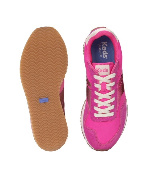 Keds(ケッズ)の「Keds ケッズ レナ ナイロン/レザー ピンク(スニーカー・レディース・ピンク・22.5cm/24.5cm/25.0cm/23.0cm/23.5cm/24.0cm)」の5枚目の写真