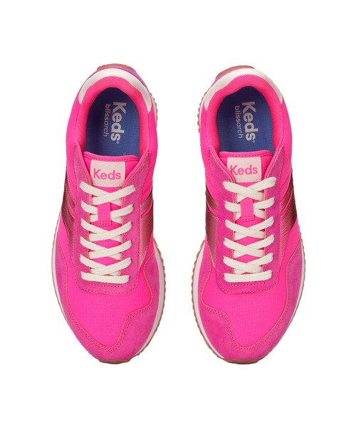 Keds(ケッズ)の「Keds ケッズ レナ ナイロン/レザー ピンク(スニーカー・レディース・ピンク・22.5cm/24.5cm/25.0cm/23.0cm/23.5cm/24.0cm)」の3枚目の写真