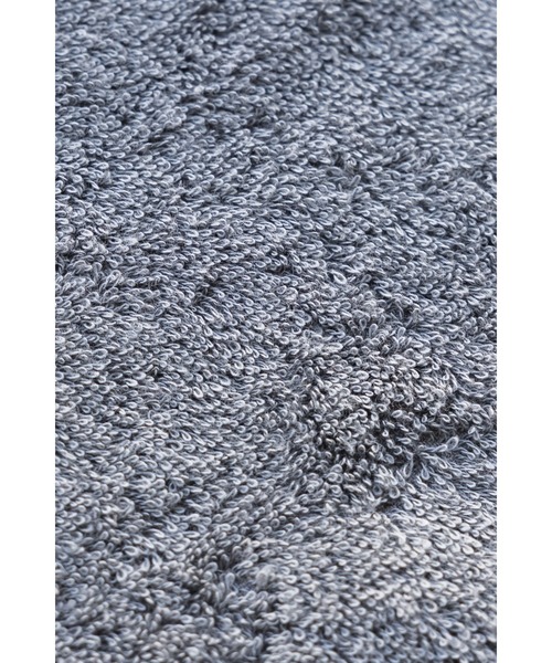 WITH OR WITHOUT（ウィズオアウィズアウト）の「フェイスタオル／縦ストライプ柄×無地カラー（タオル・メンズ・ブルー/グレー/ホワイト×ブラック・FREE）」の10枚目の写真