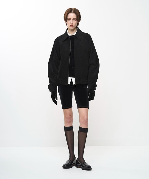 Juha（ユハ）の「CORDUROY RAGLAN BOMBER JACKET（ブルゾン・メンズ・ブラウン/ブラック・4/3）」の4枚目の写真