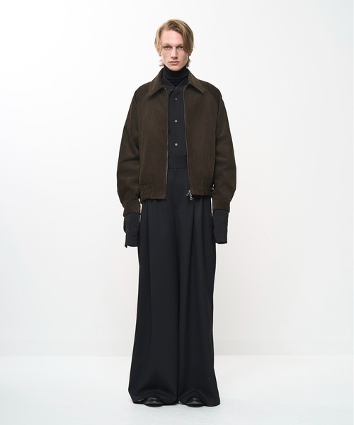 Juha（ユハ）の「CORDUROY RAGLAN BOMBER JACKET（ブルゾン・メンズ・ブラウン/ブラック・4/3）」の7枚目の写真