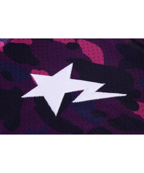 A BATHING APE(アベイシングエイプ)の「COLOR CAMO WARM UP SS SHIRT(シャツ/ブラウス・メンズ・レッド/グリーン/パープル・MEDIUM/X-LARGE/LARGE/SMALL/XX-LARGE)」の11枚目の写真