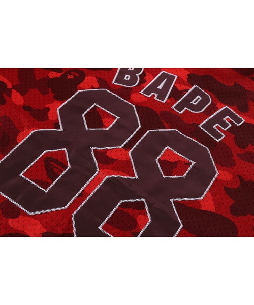 A BATHING APE(アベイシングエイプ)の「COLOR CAMO WARM UP SS SHIRT(シャツ/ブラウス・メンズ・レッド/グリーン/パープル・MEDIUM/X-LARGE/LARGE/SMALL/XX-LARGE)」の15枚目の写真