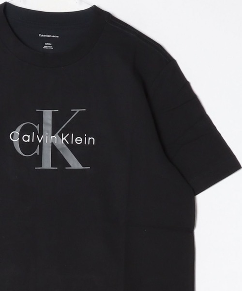 Calvin Klein Jeans（カルヴァンクラインジーンズ）の「Calvin Klein Jeans カルバンクラインジーンズ SS HERO MONOLOGO TEE ショートスリーブ モノグラム ロゴTシャツ（Tシャツ/カットソー・メンズ・ブルー/グレー/ホワイト/ブラック・M/XL/L/S）」の2枚目の写真