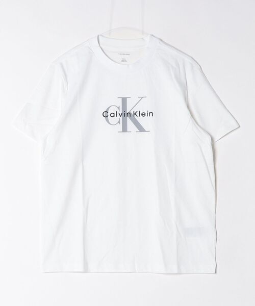 Calvin Klein Jeans（カルヴァンクラインジーンズ）の「Calvin Klein Jeans カルバンクラインジーンズ SS HERO MONOLOGO TEE ショートスリーブ モノグラム ロゴTシャツ（Tシャツ/カットソー・メンズ・ブルー/グレー/ホワイト/ブラック・M/XL/L/S）」の7枚目の写真