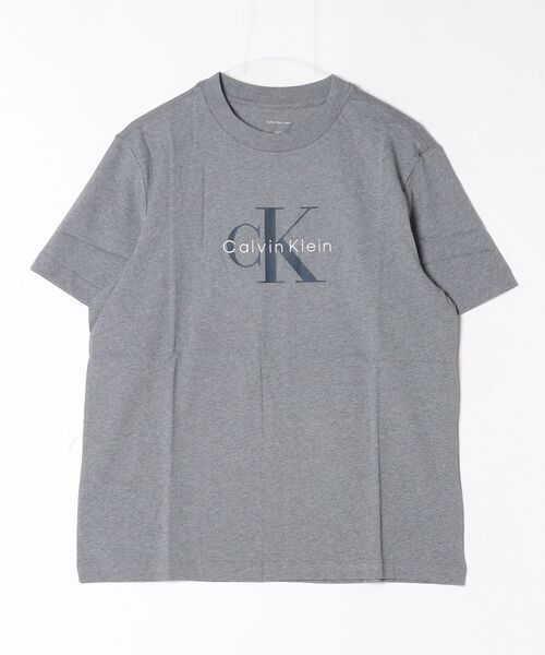 Calvin Klein Jeans（カルヴァンクラインジーンズ）の「Calvin Klein Jeans カルバンクラインジーンズ SS HERO MONOLOGO TEE ショートスリーブ モノグラム ロゴTシャツ（Tシャツ/カットソー・メンズ・ブルー/グレー/ホワイト/ブラック・M/XL/L/S）」の9枚目の写真