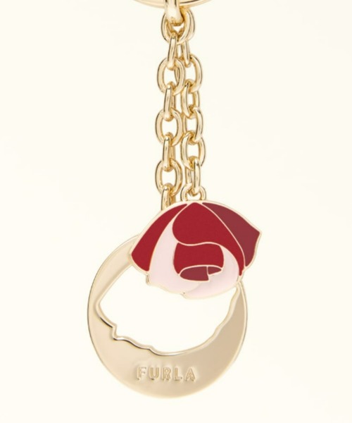 FURLA（フルラ）の「フルラ クリスタル (Furla Crystal) キーリング（キーホルダー・レディース・ライトピンク/レッド・ONE SIZE）」の4枚目の写真