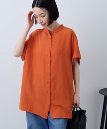 【Aunely】すぐサラ ひんやり エフォートレス シャツ ＜YOSOOIシリーズ＞