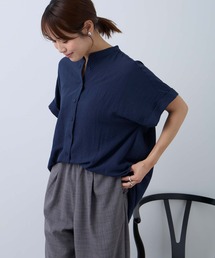 Aunely（オーネリー）の「【Aunely】すぐサラ ひんやり エフォートレス シャツ ＜YOSOOIシリーズ＞（シャツ/ブラウス）」