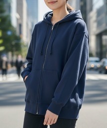LIFEMAX（ライフマックス）の「【LIFEMAX/ライフマックス】10オンス フードジップパーカ（裏パイル）/全8色ルジップ ユニセックス 無地（パーカー）」
