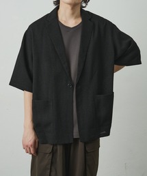 COLONY 2139 | セットアップ対応/ サマーツイード半袖シャツジャケット(シャツ/ブラウス)