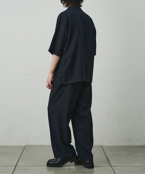 COLONY 2139（コロニートゥーワンスリーナイン）の「セットアップ対応/ サマーツイード半袖シャツジャケット（シャツ/ブラウス・メンズ・ブラック/ネイビー・MEDIUM/LARGE）」の22枚目の写真