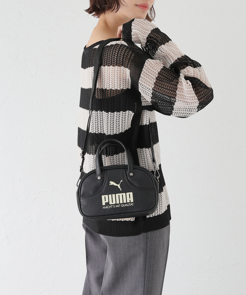 PUMA(プーマ)の「PUMA / プーマ 1976 ARCHIVE MINI GRIP BAG 2.5L(ハンドバッグ・レディース・ブラック/グリーン・FREE)」の13枚目の写真