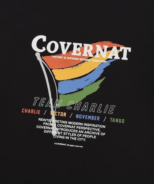 COVERNAT(カバーナット)の「COOL COTTON FLAG GRAPHIC T-SHIRT(Tシャツ/カットソー・メンズ・ホワイト/ブラック/ヘザーグレー・X-LARGE/LARGE/MEDIUM/SMALL/X-SMALL)」の22枚目の写真