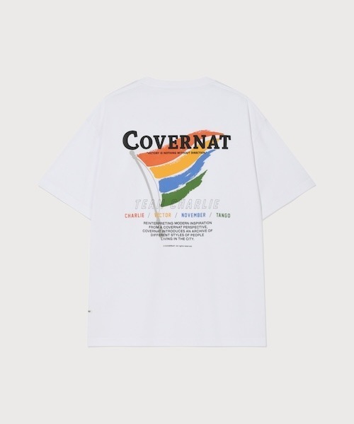 COVERNAT(カバーナット)の「COOL COTTON FLAG GRAPHIC T-SHIRT(Tシャツ/カットソー・メンズ・ホワイト/ブラック/ヘザーグレー・X-LARGE/LARGE/MEDIUM/SMALL/X-SMALL)」の9枚目の写真