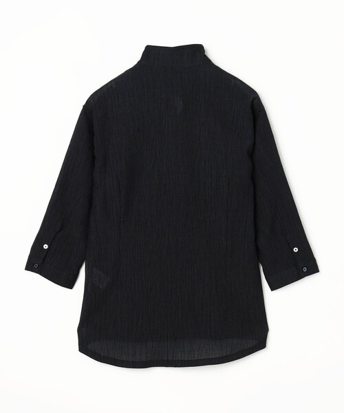 NICOLE selection(ニコルセレクション)の「イタリアンカラークォータースリーブシャツ(シャツ/ブラウス・メンズ・ベージュ/ブラック/サックスブルー/ネイビー・L/XL/M)」の21枚目の写真