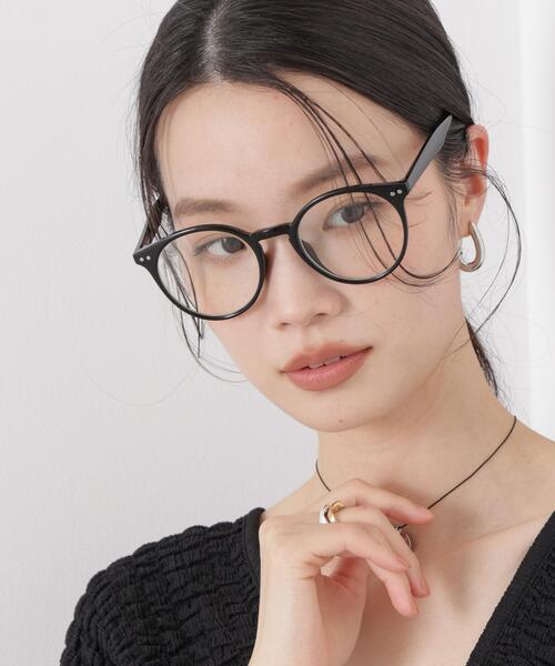 NANO universe(ナノユニバース)の「ボストン型サングラス(サングラス・レディース・クリア/ライトブラウン/ブラック・F)」の3枚目の写真