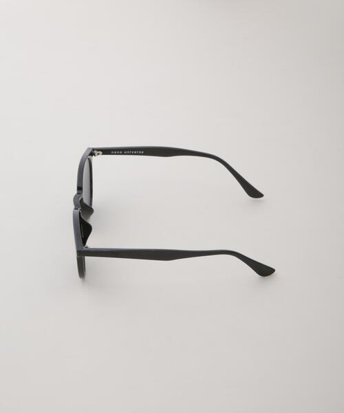 NANO universe(ナノユニバース)の「ボストン型サングラス(サングラス・レディース・クリア/ライトブラウン/ブラック・F)」の8枚目の写真