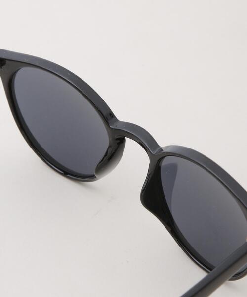 NANO universe(ナノユニバース)の「ボストン型サングラス(サングラス・レディース・クリア/ライトブラウン/ブラック・F)」の11枚目の写真