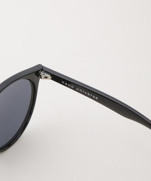 NANO universe(ナノユニバース)の「ボストン型サングラス(サングラス・レディース・クリア/ライトブラウン/ブラック・F)」の12枚目の写真