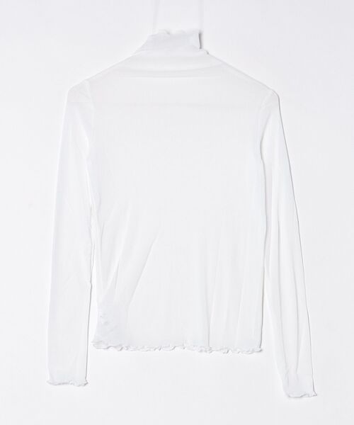 tunee(チュニー)の「【456841】メロウシースルートップス(RZ)(Tシャツ/カットソー・レディース・パープル/ブラック/ピンク/ホワイト/グレー・FREE)」の14枚目の写真