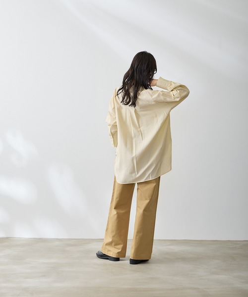 Anclear oui(アンクリアウィ)の「バブーシュカ付きシャツブラウス(シャツ/ブラウス・レディース・ブルー/Yellow/PINK・F)」の22枚目の写真