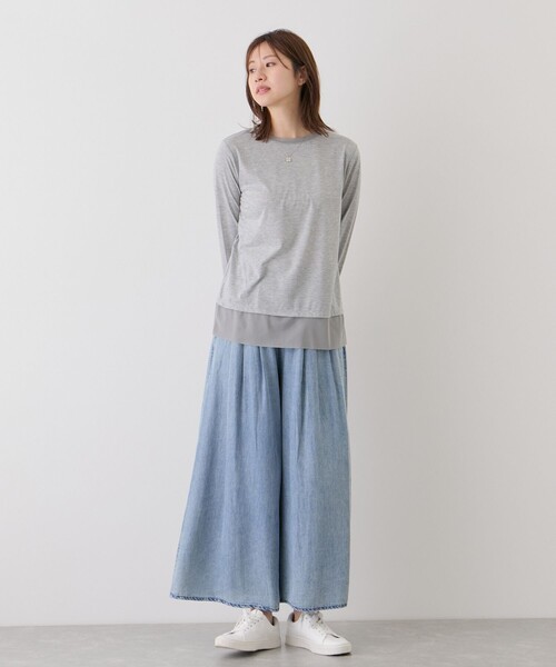 Jayro(ジャイロ)の「シアー切替プルオーバー(Tシャツ/カットソー・レディース・ブラック/グレー/ホワイト系その他・FREE)」の19枚目の写真