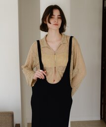 SHENERY | 絡みレースシャツ×ビスチェSET(Tシャツ/カットソー)