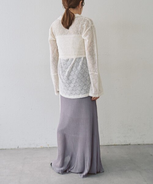 SHENERY（シーナリー）の「【再入荷】絡みレースシャツ×ビスチェSET（T