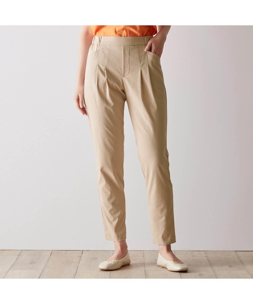 座(THE)パンツ(ザパンツ)の「夏のリネン混 ・座(THE)パンツ(その他パンツ・レディース・ブラック/カーキ/グレイッシュベージュ/ネイビー/ブルー・L1/L3/M3/S3/L2/M2/M1/S2/S1)」の7枚目の写真