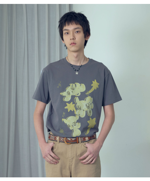 NICE GHOST CLUB(ナイスゴーストクラブ)の「BABY GUARDIANS TEE_CHARCOAL(NG2GMUT511A)(Tシャツ/カットソー・レディース・チャコール・SMALL/MEDIUM)」の1枚目の写真