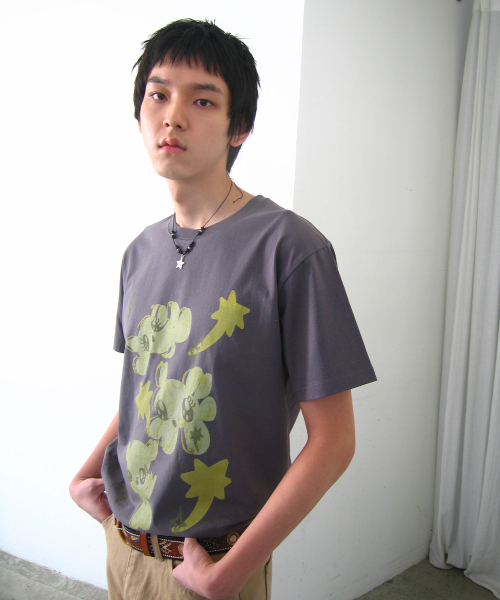 NICE GHOST CLUB(ナイスゴーストクラブ)の「BABY GUARDIANS TEE_CHARCOAL(NG2GMUT511A)(Tシャツ/カットソー・レディース・チャコール・SMALL/MEDIUM)」の2枚目の写真