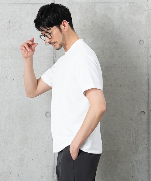 BTZ TOKYO(ビーティーゼットトウキョウ)の「【快適Tシャツ】汗隠し+透けにくい+UV対策+接触冷感+ドライ機能付き(Tシャツ/カットソー・メンズ・ブラック/ネイビー/ホワイト・L/LL/M)」の19枚目の写真