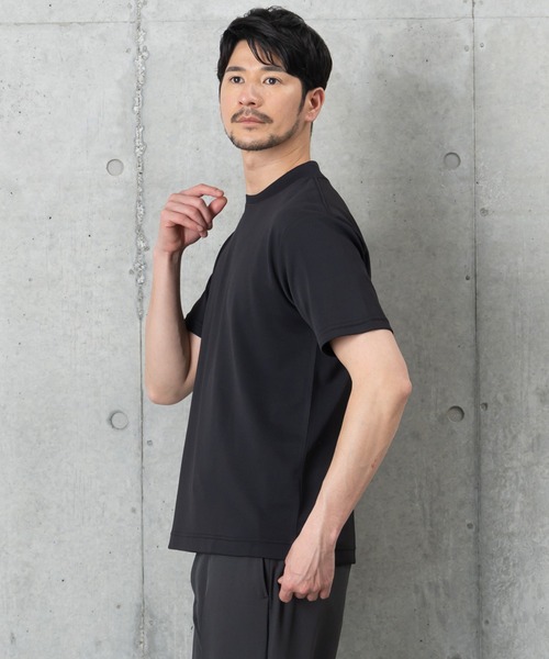 BTZ TOKYO(ビーティーゼットトウキョウ)の「【快適Tシャツ】汗隠し+透けにくい+UV対策+接触冷感+ドライ機能付き(Tシャツ/カットソー・メンズ・ブラック/ネイビー/ホワイト・L/LL/M)」の7枚目の写真
