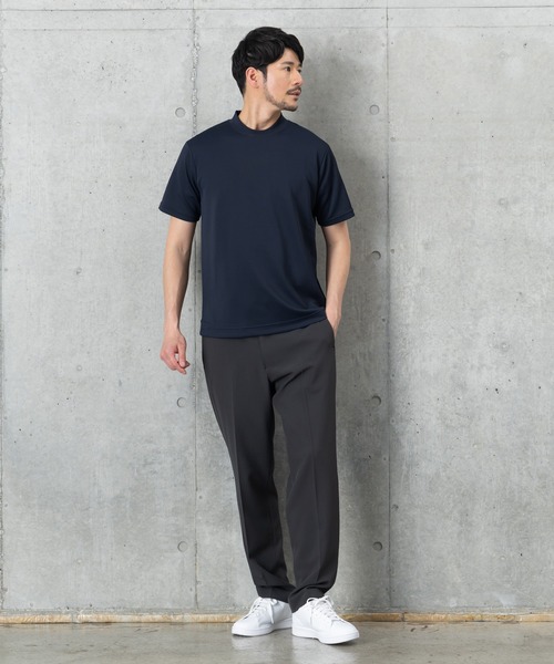 BTZ TOKYO(ビーティーゼットトウキョウ)の「【快適Tシャツ】汗隠し+透けにくい+UV対策+接触冷感+ドライ機能付き(Tシャツ/カットソー・メンズ・ブラック/ネイビー/ホワイト・L/LL/M)」の10枚目の写真