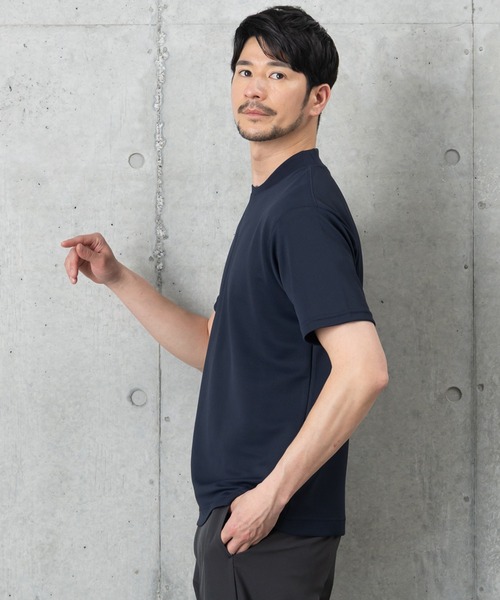 BTZ TOKYO(ビーティーゼットトウキョウ)の「【快適Tシャツ】汗隠し+透けにくい+UV対策+接触冷感+ドライ機能付き(Tシャツ/カットソー・メンズ・ブラック/ネイビー/ホワイト・L/LL/M)」の13枚目の写真