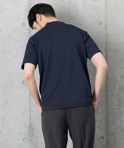 BTZ TOKYO(ビーティーゼットトウキョウ)の「【快適Tシャツ】汗隠し+透けにくい+UV対策+接触冷感+ドライ機能付き(Tシャツ/カットソー・メンズ・ブラック/ネイビー/ホワイト・L/LL/M)」の14枚目の写真