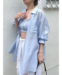 LilyBearシュシュセットシアーシャツ