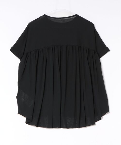 coca(coca)(コカ)の「シアージョーゼットペプラムロールアップスリーブT(Tシャツ/カットソー・レディース・ライトブルー/ブラック・M/L/S)」の21枚目の写真