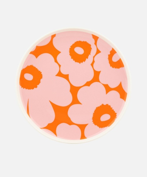 レア　新品未使用　シール付き　マリメッコ　トレイ　ヴィヒキルース　オレンジ　お盆 セール】Unikko / Plate 20cm（食器）｜marimekko（マリメッコ）の